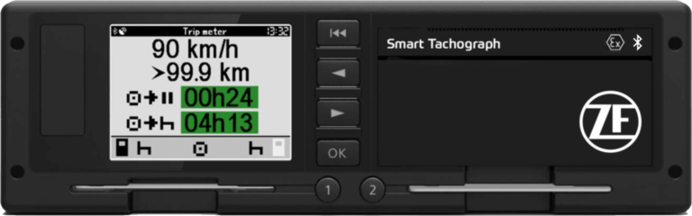 zf smart tachograph device transparent